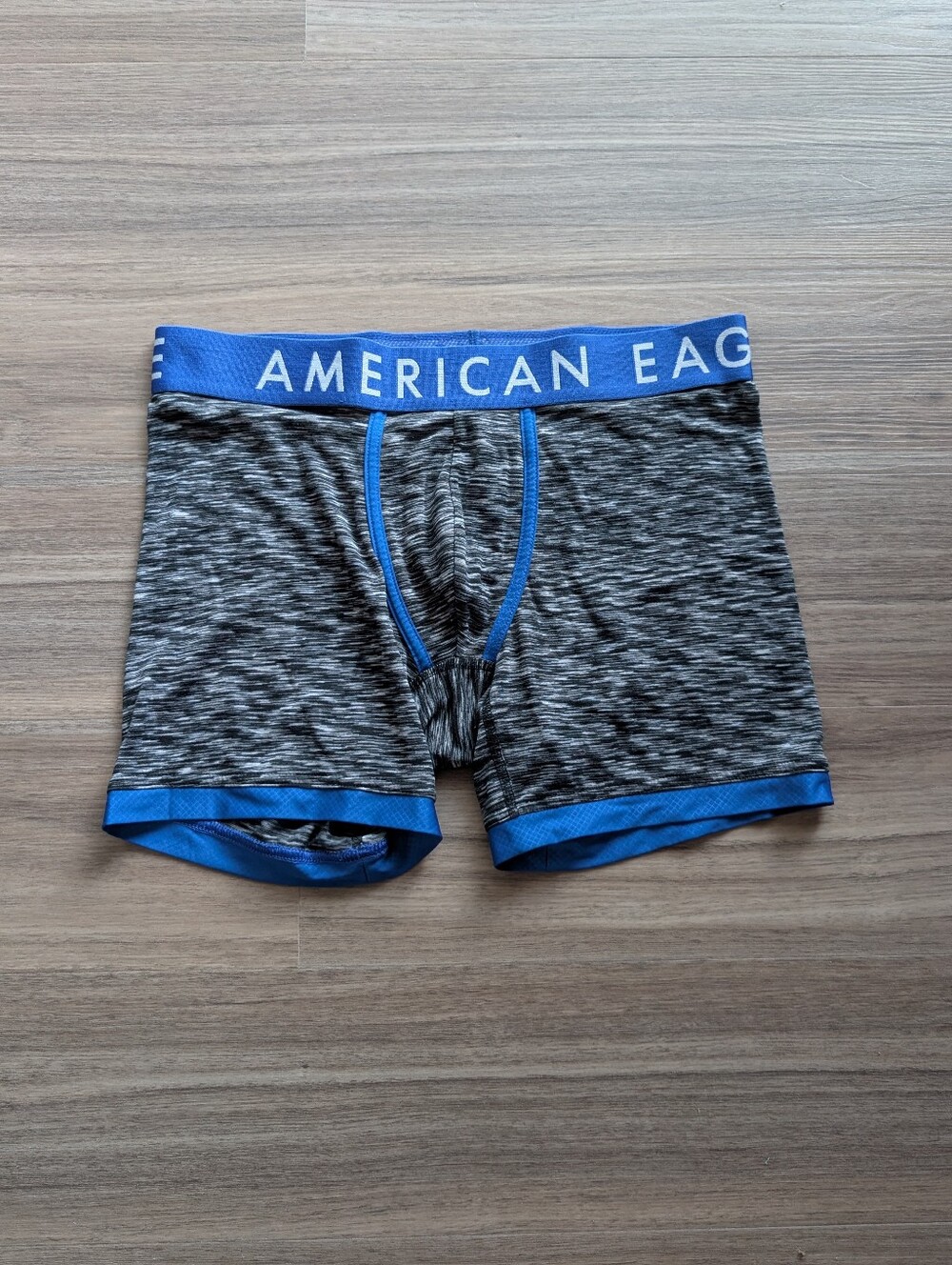 American Eagle Blue and Black Boxer Briefs